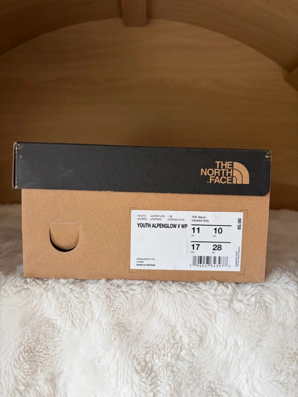 ✨$55✨NIB•The North Face Kids’ Teen Alpenglow V Waterproof Boot | Black | Size 11